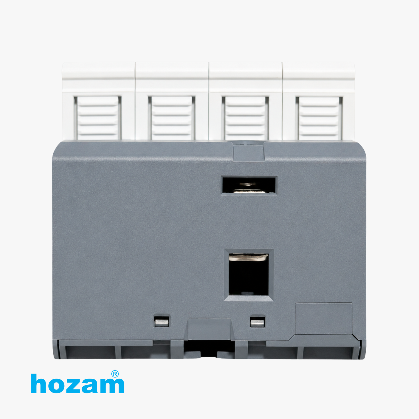 HOZAM HMP9-C40-FP 4P Type 2 Surge Protective Device (SPD) | 40kA | 275V AC | 3 Phase + Neutral Lightning & Surge Protection | DIN Rail Mount