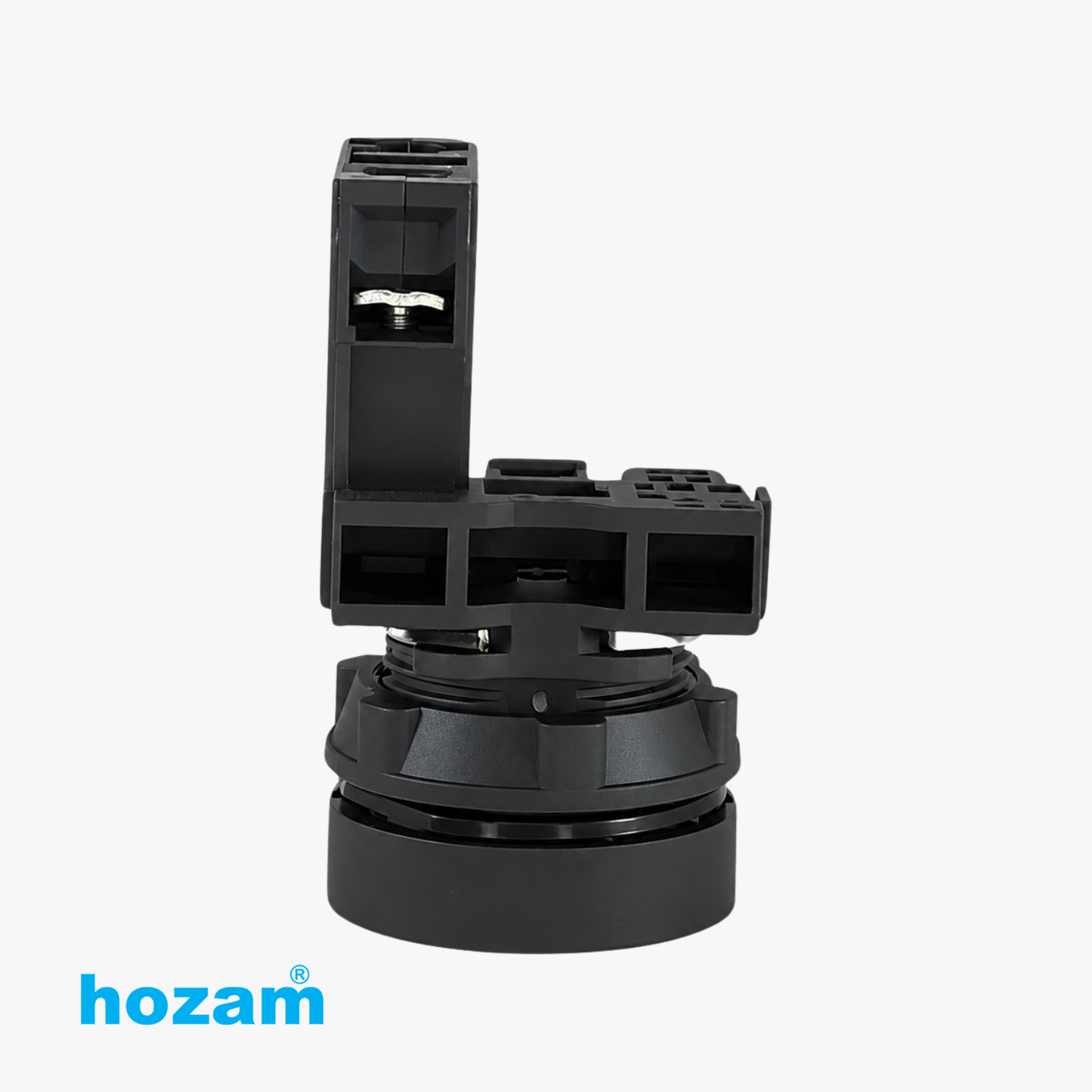 Hozam 22mm Green Flush Push Button Switch 1NO Momentary Industrial Control Push Button, 10A, Panel Mount