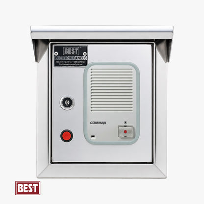 Door Box Concealed SS 304, 1 Bell Push for Commax Audio DR-201D W150 X H170 X H30mm 1mm (BEST)