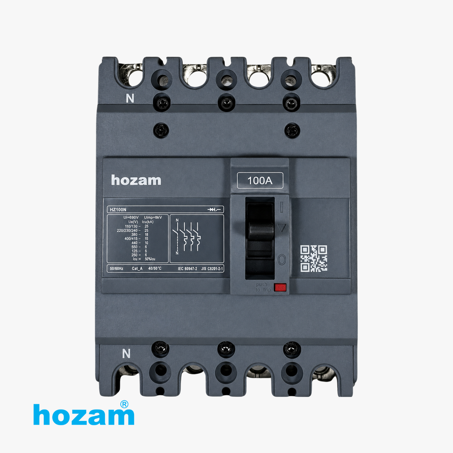 BEP-A-03117 MCCB FP 100A 25kA PTM11004300 For ATS