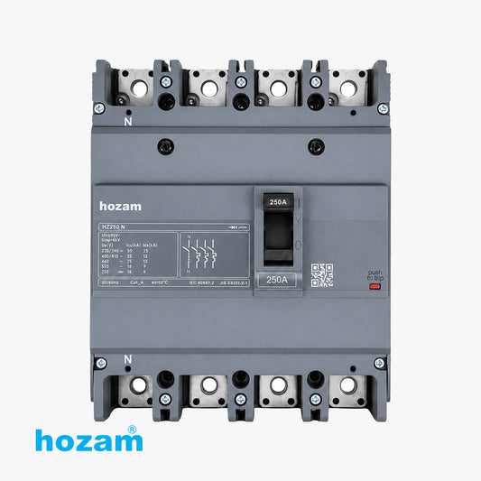 MCCB FP 250A 15kA HZ250N (Hozam)