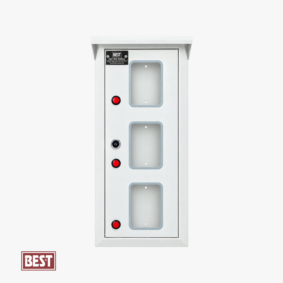 Door Box Concealed 3 Plates W175 X H475 X H30mm 1mm (BEST)