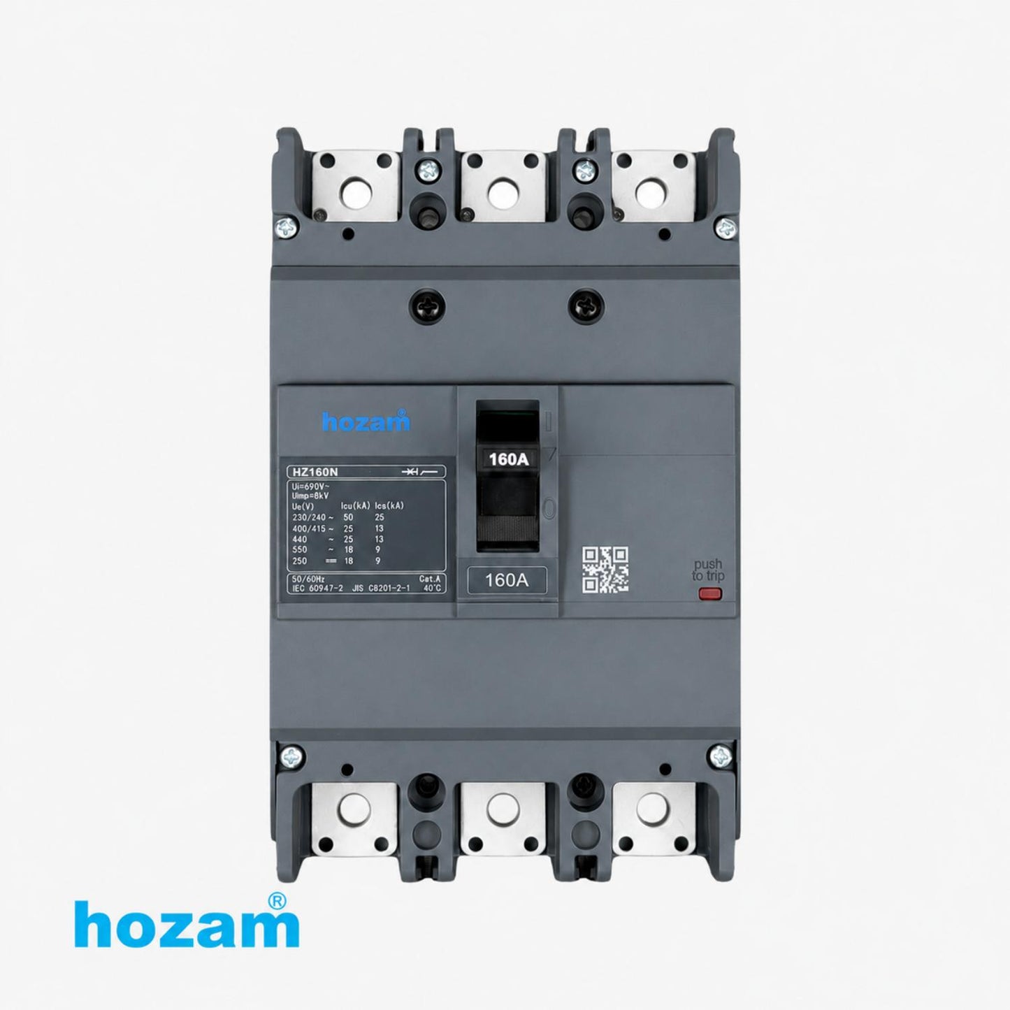 MCCB TP 160A 25kA HZC160N-