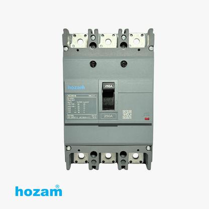 Hozam HZ250N 250A 3-Pole Molded Case Circuit Breaker (MCCB