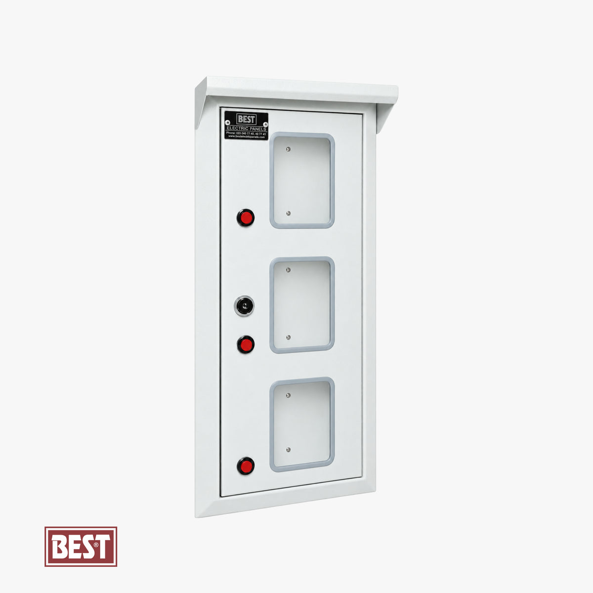 Door Box Concealed 3 Plates W175 X H475 X H30mm 1mm (BEST)