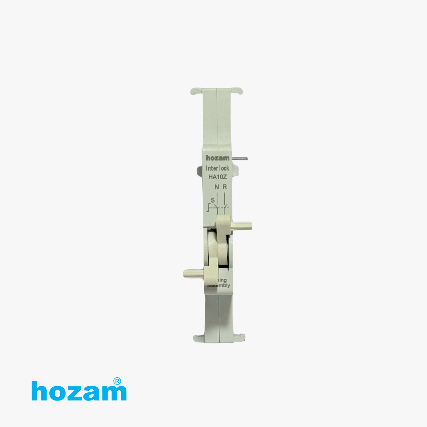 Hozam HA10Z Interlock Locking Assembly for DIN Rail Electrical Switchgear | Mechanical Safety Interlock Module