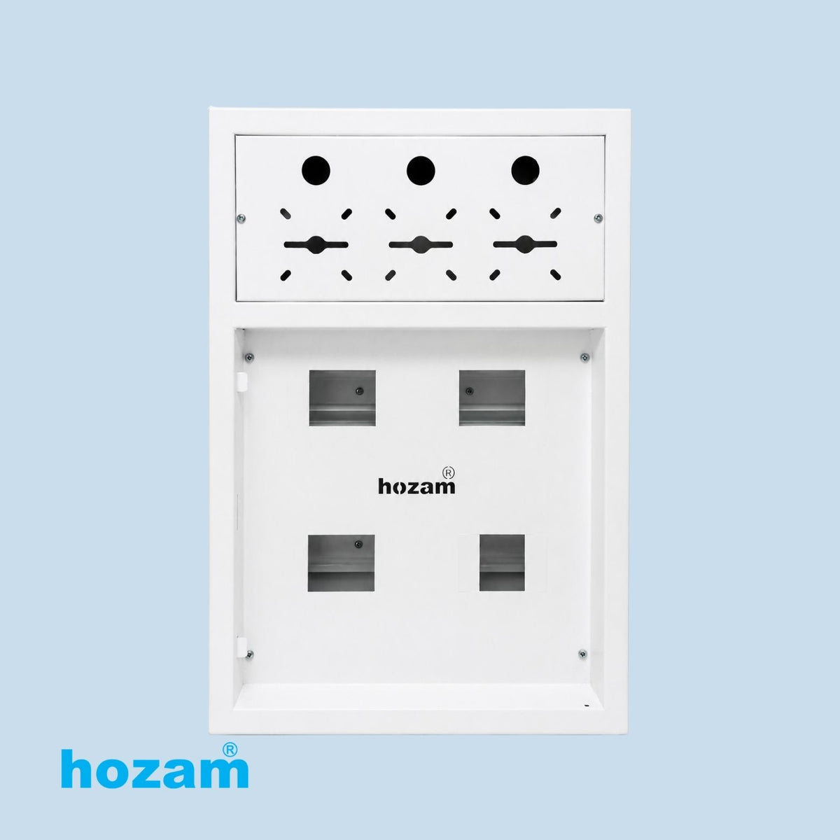 HS-3 Panel Concealed/Open W300 X H450 X H115mm 0.7/0.6mm (Hozam)