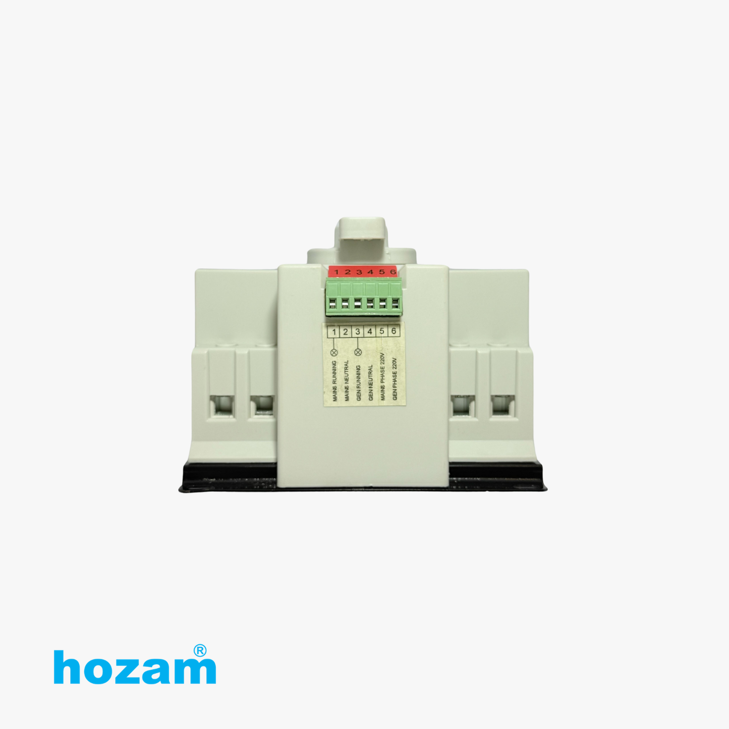 Hozam DIN Rail Rotary Isolator Switch | Modular Electrical Disconnect Switch | Industrial Control Panel Switch | Heavy-Duty Rotary ON/OFF Switch