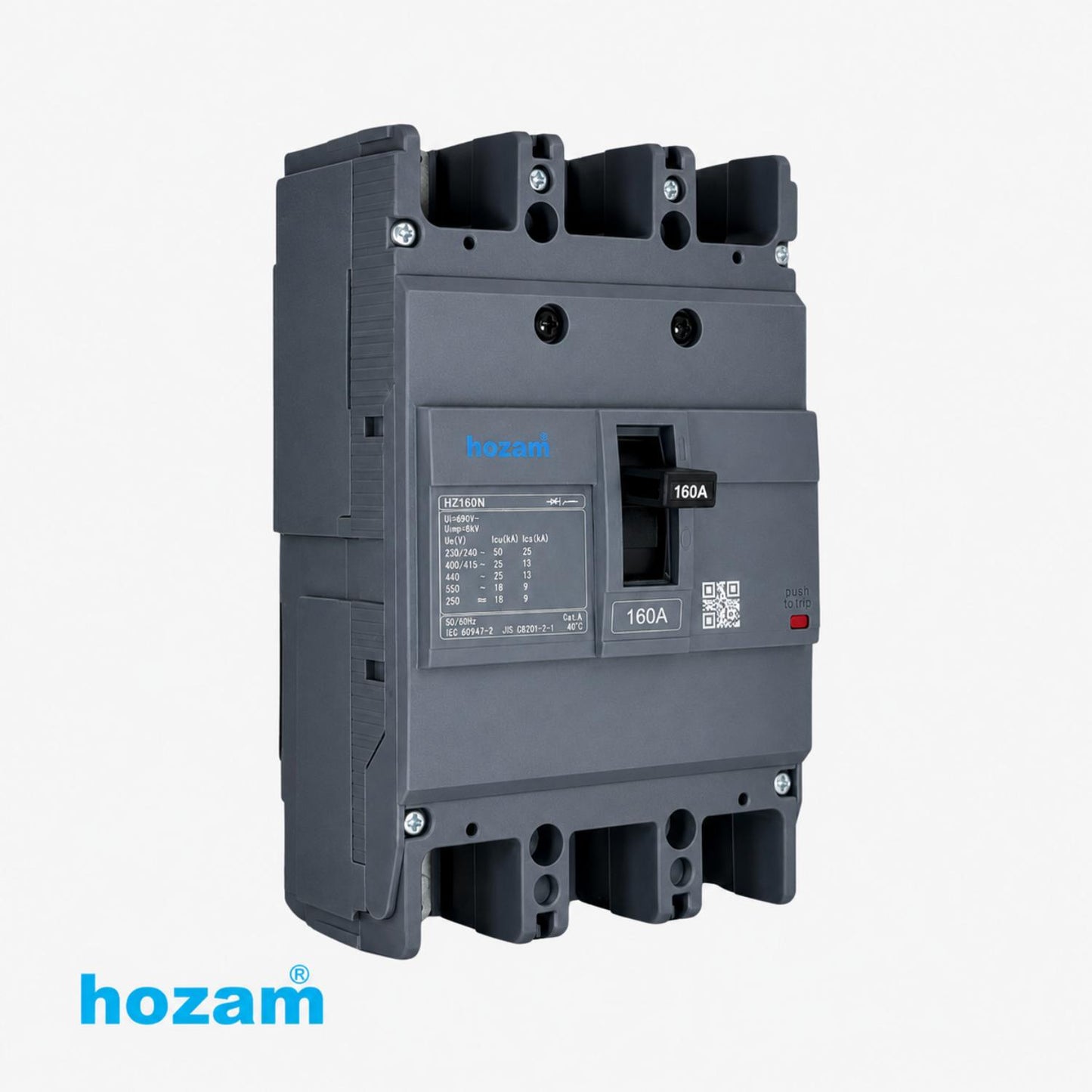 MCCB TP 160A 25kA HZC160N-