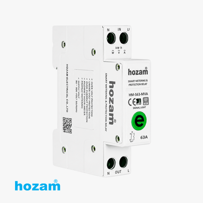 BEP-A-05086 Smart EVR SP 63A with Volt Amp kWh Prepaid without Display HMS63-N (APP eWeLink)