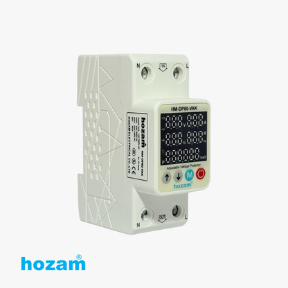 Hozam HM-DP80-VAK Adjustable Voltage Protector with Digital Display | Over & Under Voltage