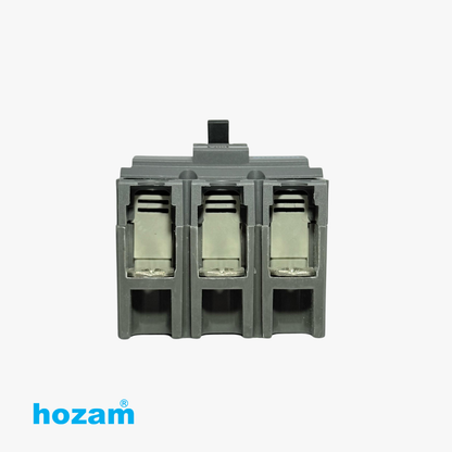 Hozam HZ100N 100A 3 Pole Molded Case Circuit Breaker (MCCB), 690V AC Thermal Magnetic Circuit Breaker for Industrial Power Distribution