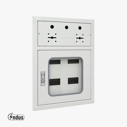 I-8 Panel Concealed W400 X H550 X H115mm 10.7mm (Indus)