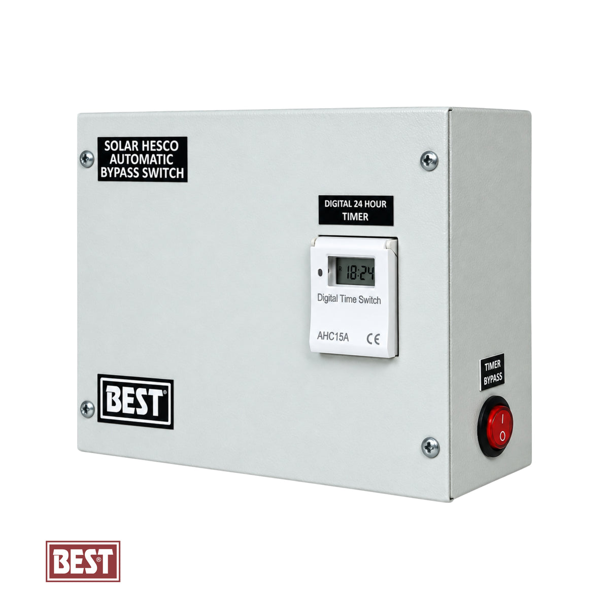Automatic Solar Bypass Switch With Power Relay (24H Timer)) (BEST)