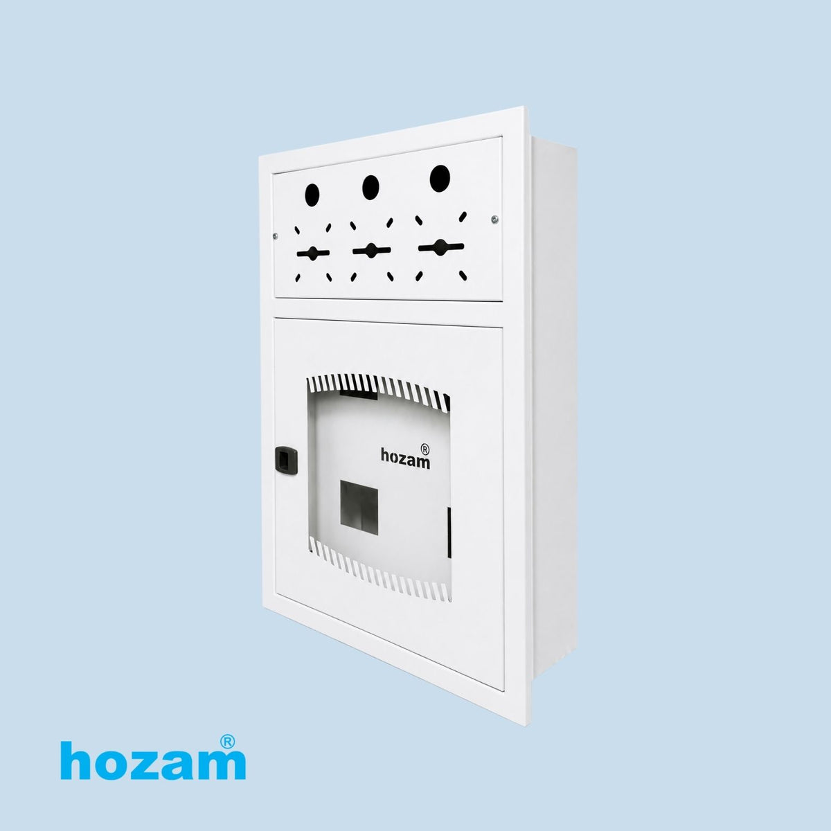 HS-3 Panel Concealed/Open W300 X H450 X H115mm 0.7/0.6mm (Hozam)