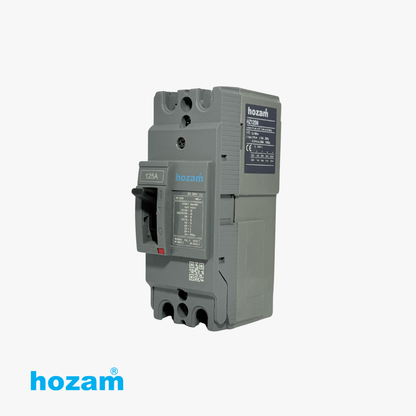 Hozam 125A DC Molded Case Circuit Breaker (MCCB) – 250V DC Heavy Duty Protection Switch