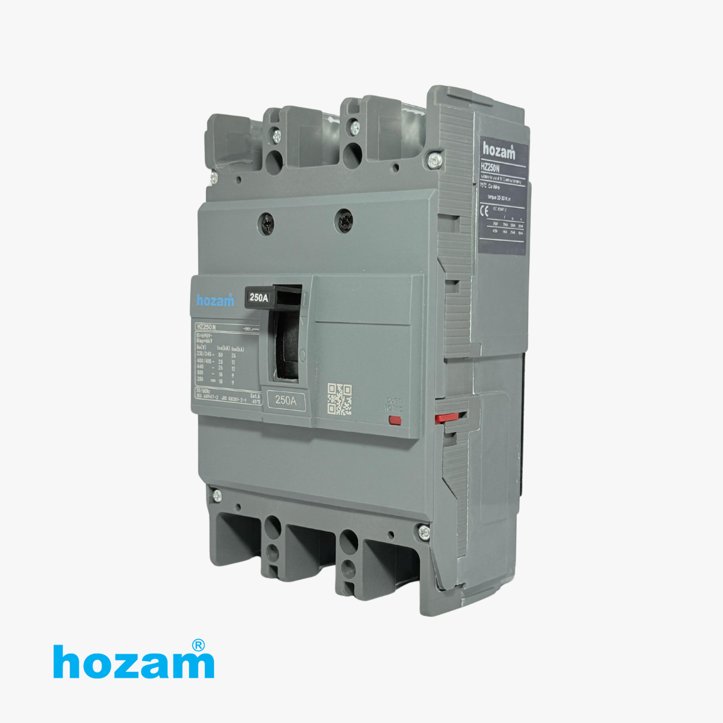 Hozam HZ250N 250A 3-Pole Molded Case Circuit Breaker (MCCB