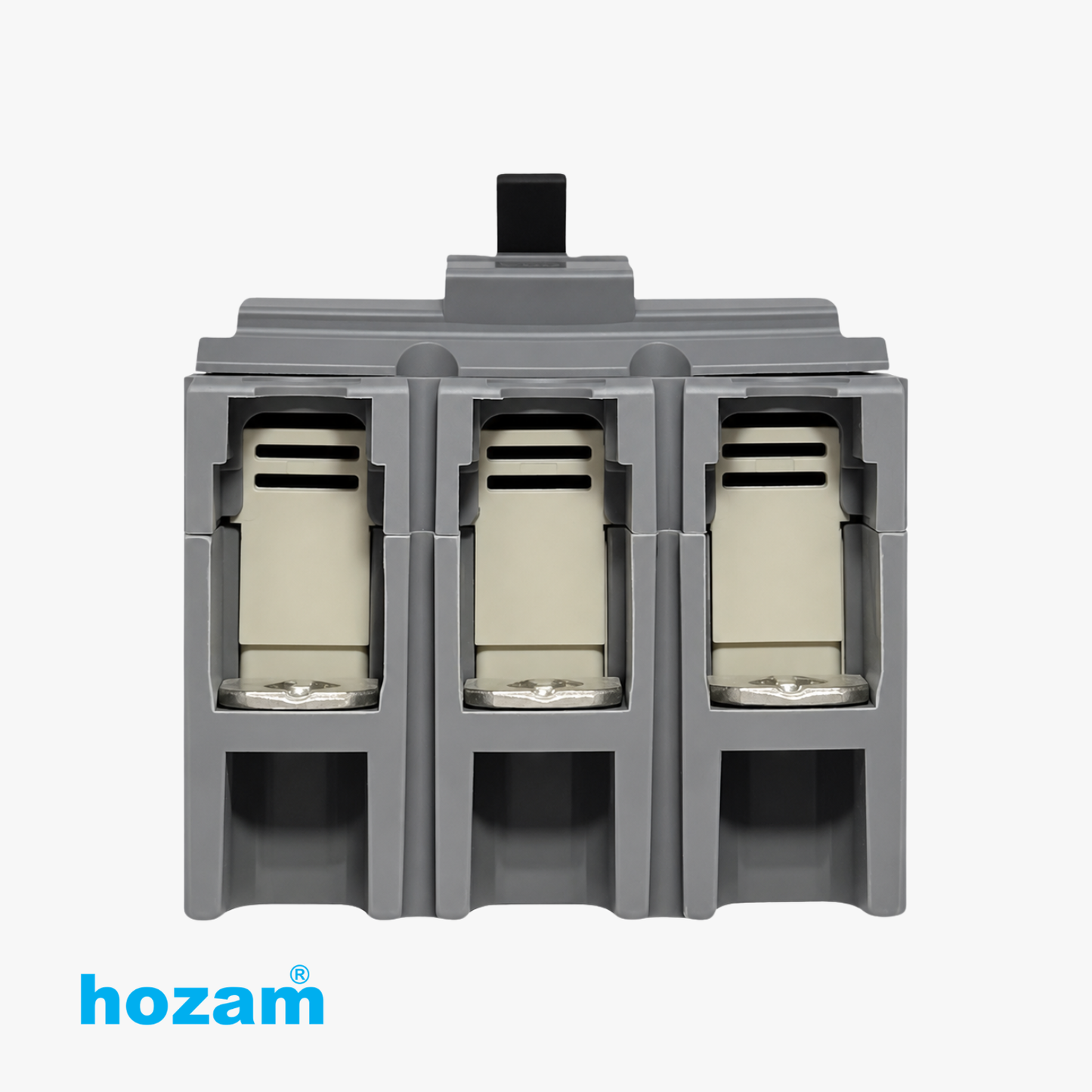 Hozam HZ100N 100A 3 Pole Molded Case Circuit Breaker (MCCB), 690V AC Thermal Magnetic Circuit Breaker for Industrial Power Distribution