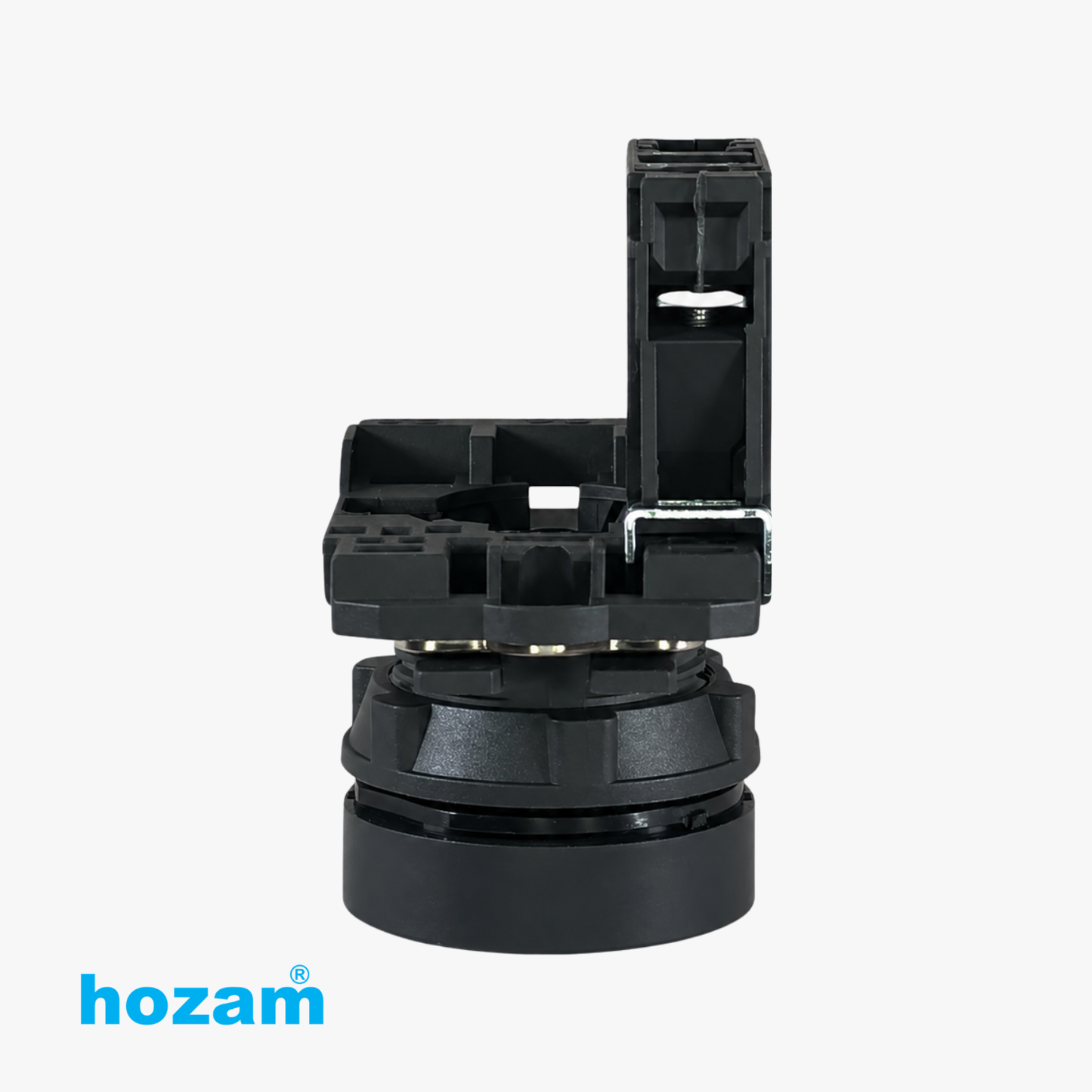 Hozam 22mm Green Flush Push Button Switch 1NO Momentary Industrial Control Push Button, 10A, Panel Mount