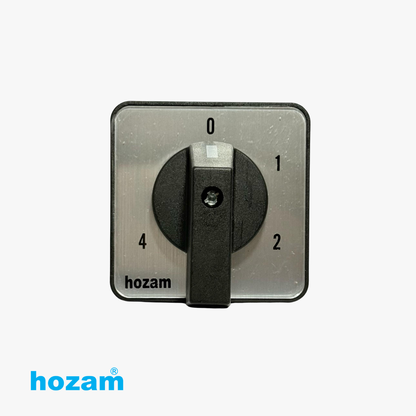 Hozam 4 Position Rotary Selector Switch | 0-1-2-4 Manual Changeover Switch | 8 Terminal Panel Mount Cam Switch | IEC 60947-3 Industrial Rotary Switch