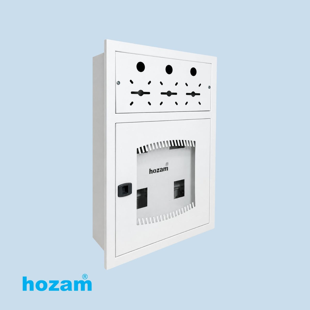 HS-3 Panel Concealed/Open W300 X H450 X H115mm 0.7/0.6mm (Hozam)