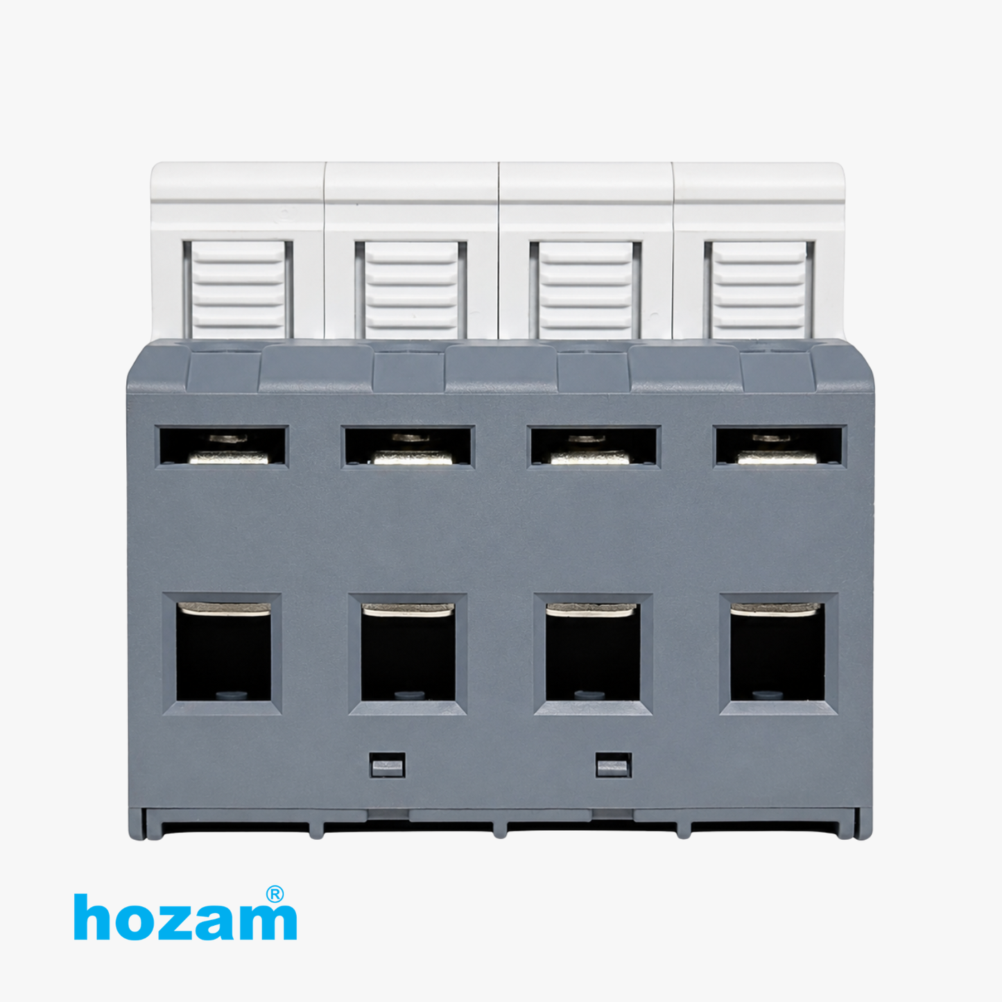 HOZAM HMP9-C40-FP 4P Type 2 Surge Protective Device (SPD) | 40kA | 275V AC | 3 Phase + Neutral Lightning & Surge Protection | DIN Rail Mount