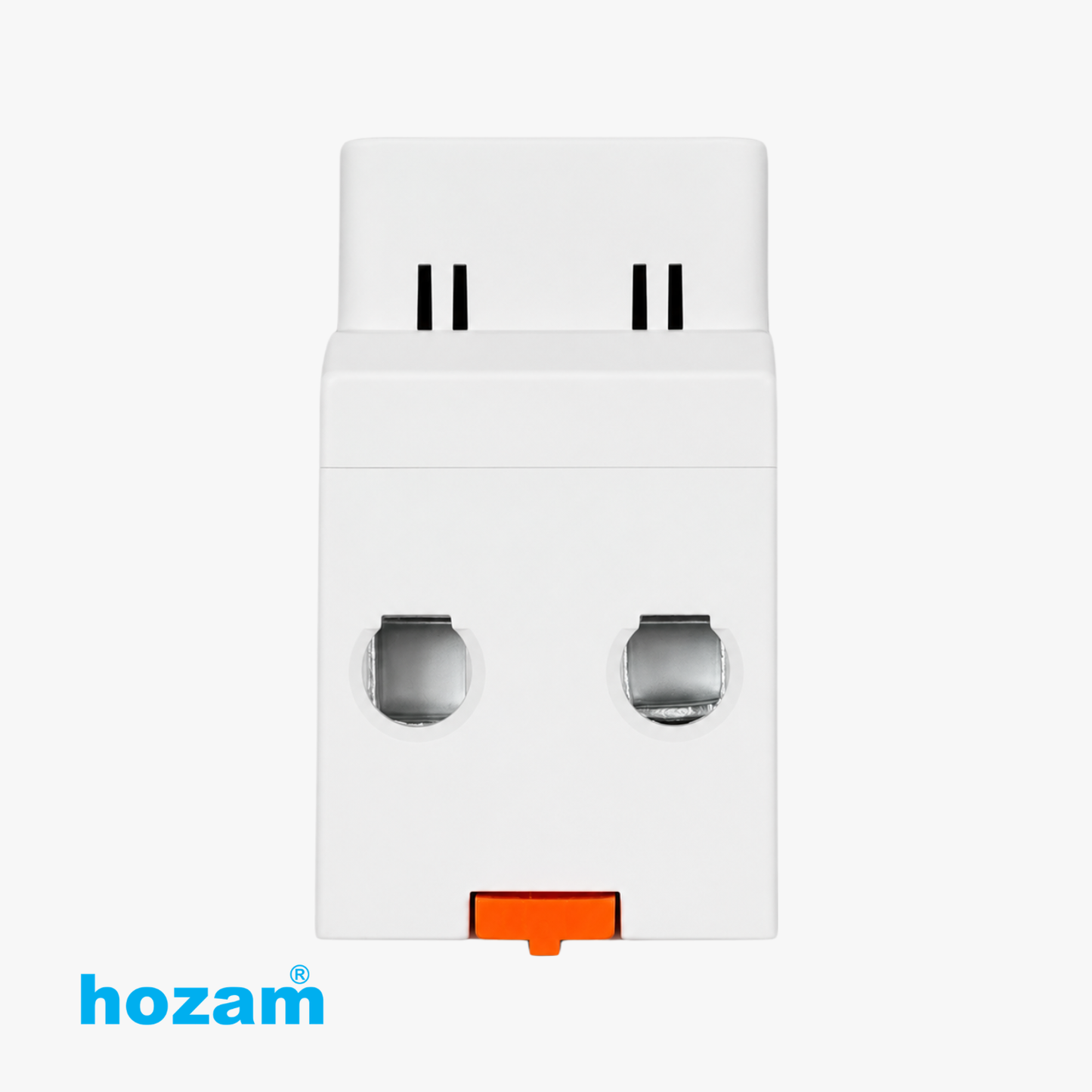 HOZAM HM-DP80-VA Digital Volt & Amp Protector | Adjustable Over Voltage, Under Voltage & Over Current Protection | Dual LED Display | DIN Rail Mount | 80A