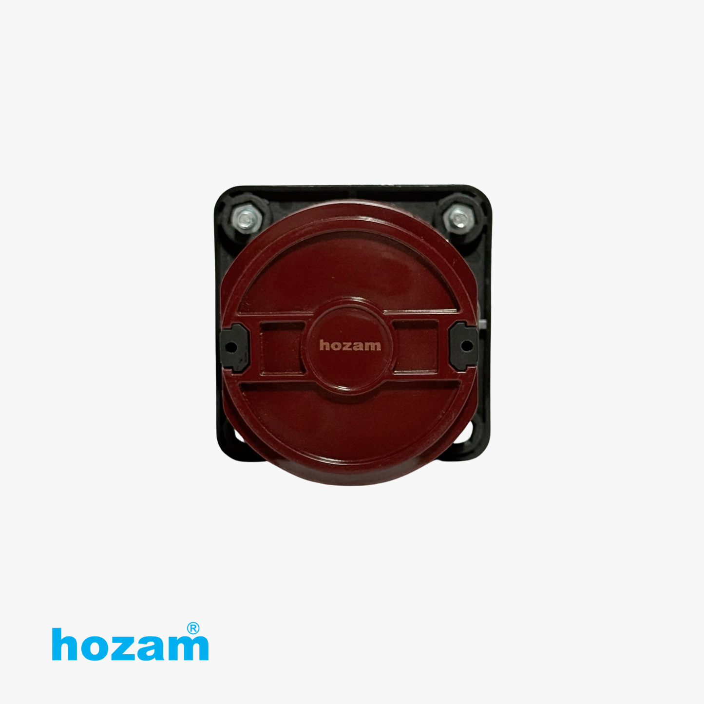 HOZAM 3 Position Rotary Cam Selector Switch 0-1-2 | 4 Terminal Panel Mount Changeover Switch | IEC 60947-3