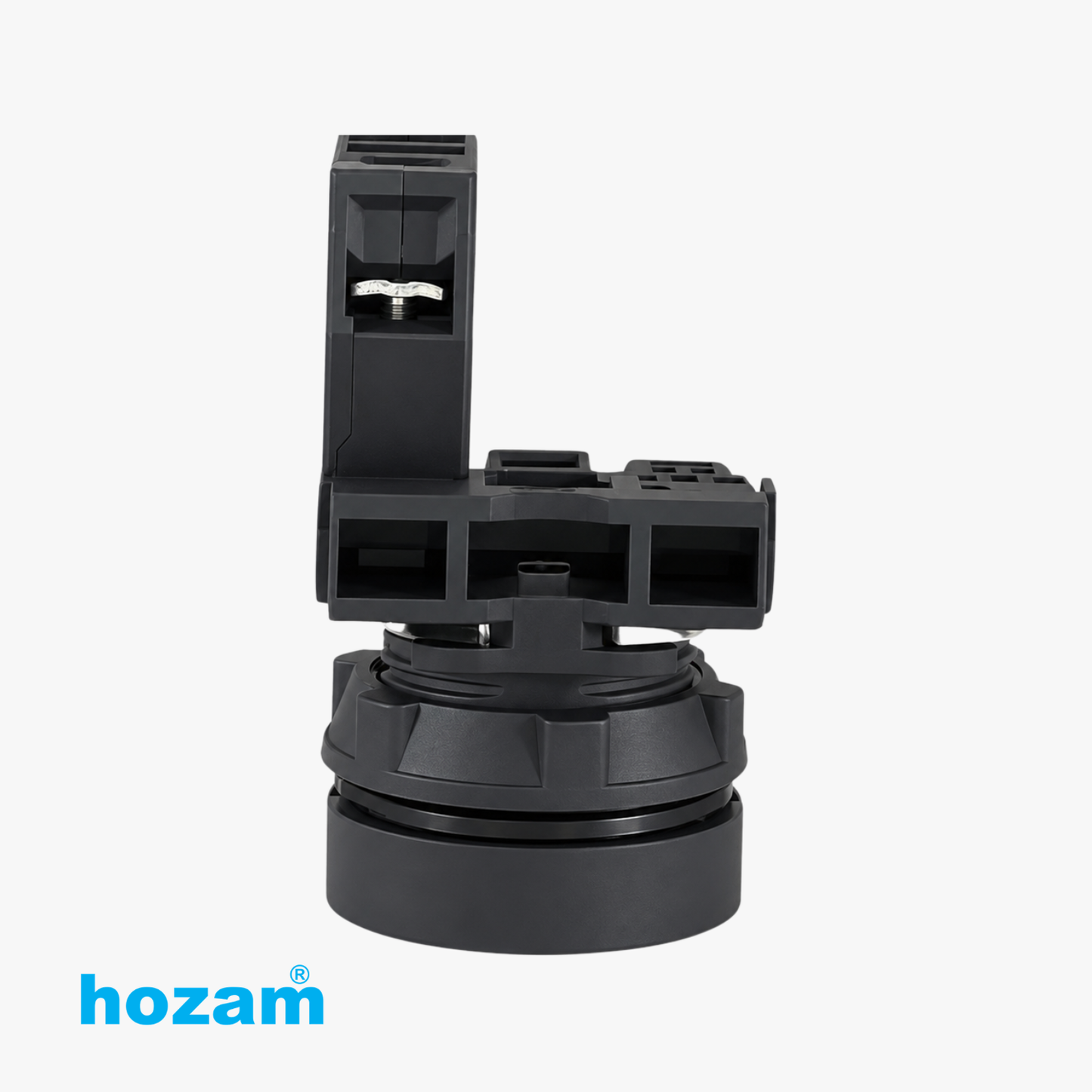 Hozam HBE-102 22mm Red Momentary Push Button Switch with 1NC Contact Block | Industrial Control Panel Push Button | 10A