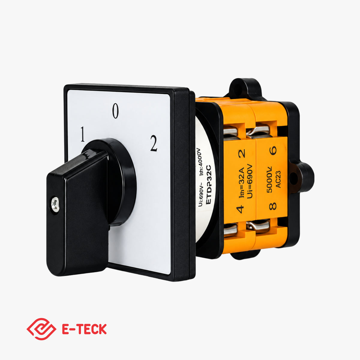 Manual Changeover DP 32A (2 IN & 1 Out) (E-Teck)