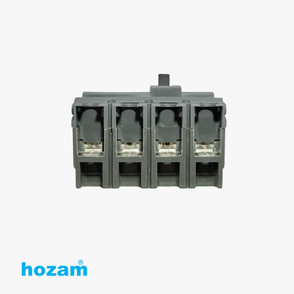 Hozam 100A 4 Pole Molded Case Circuit Breaker (MCCB) | 415V AC | Thermal Magnetic Protection | Industrial Circuit Breaker