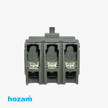 Hozam HZ100N 100A 3 Pole Molded Case Circuit Breaker (MCCB), 690V AC Thermal Magnetic Circuit Breaker for Industrial Power Distribution