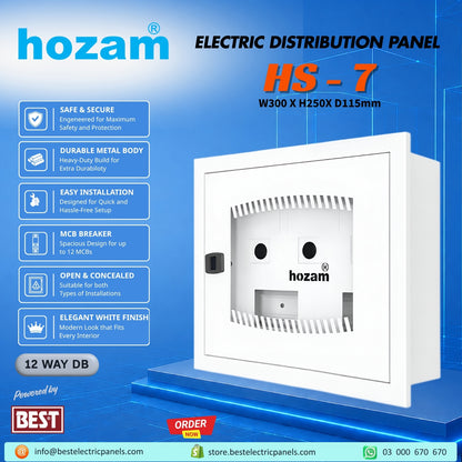 BEP-A-05179 HS-7 Panel ConcealedOpen 300X250X115mm 0.70.6mm