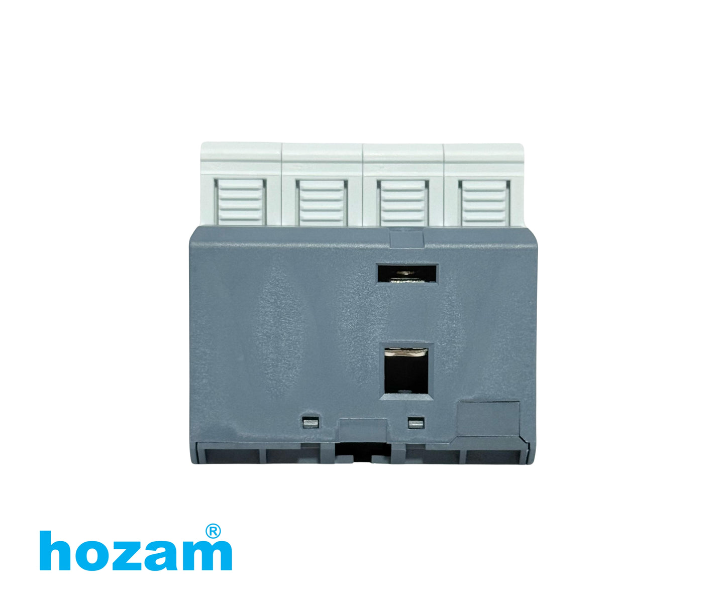 HOZAM HMP9-C40-FP 4P Type 2 Surge Protective Device (SPD) | 40kA | 275V AC | 3 Phase + Neutral Lightning & Surge Protection | DIN Rail Mount