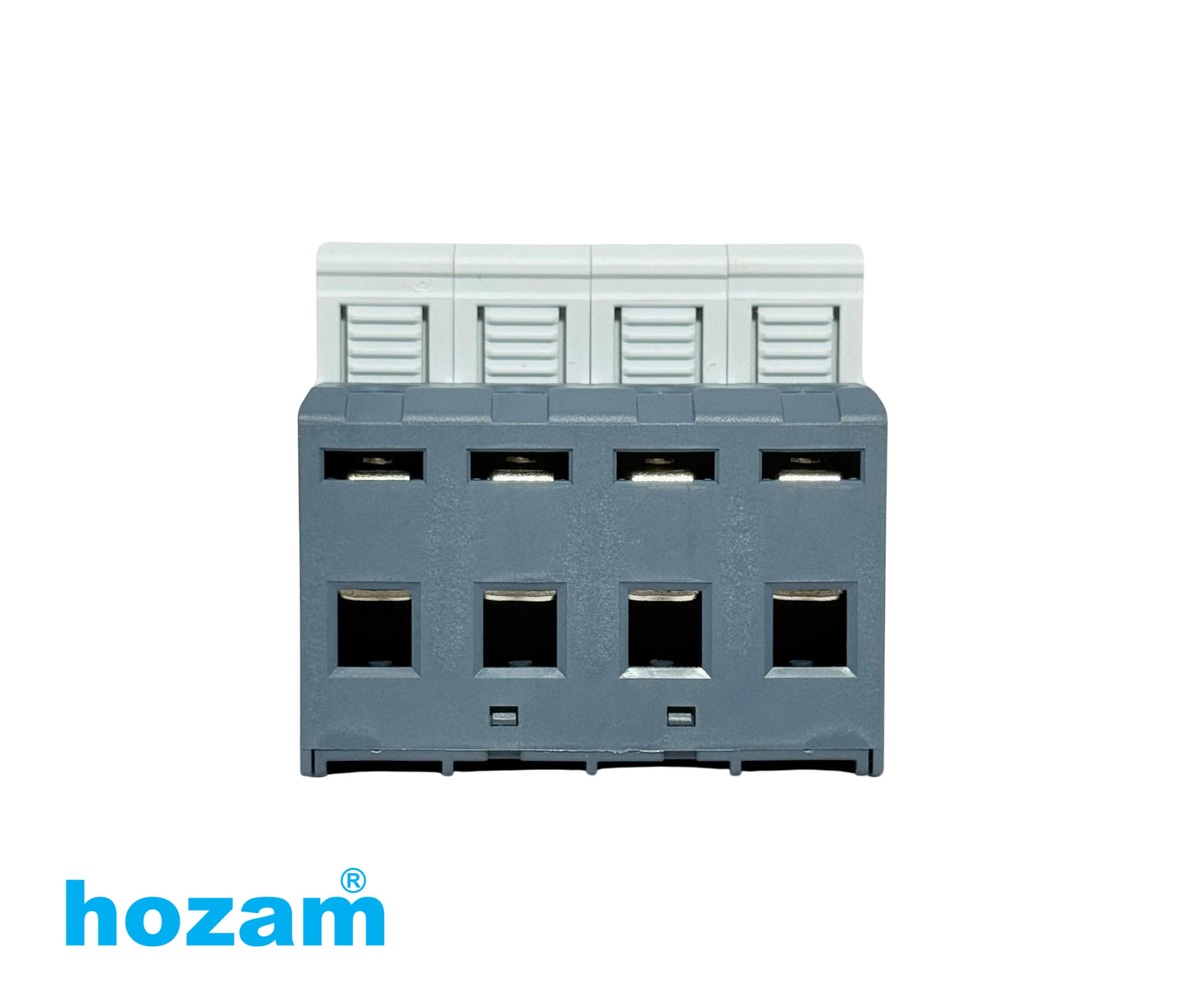 HOZAM HMP9-C40-FP 4P Type 2 Surge Protective Device (SPD) | 40kA | 275V AC | 3 Phase + Neutral Lightning & Surge Protection | DIN Rail Mount